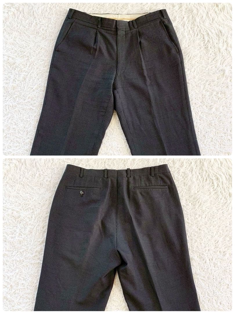 dunhill　ダンヒル　3ピース　ストライプ　スーツ　セットアップ　オーダー