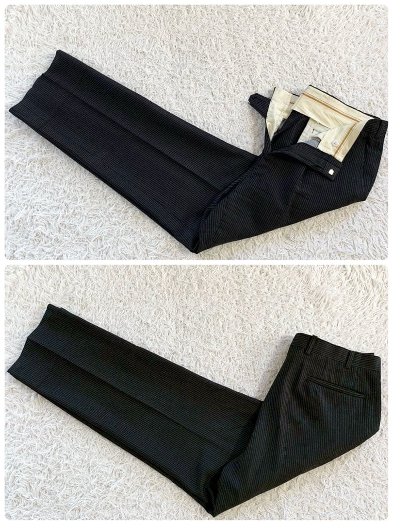 dunhill　ダンヒル　3ピース　ストライプ　スーツ　セットアップ　オーダー