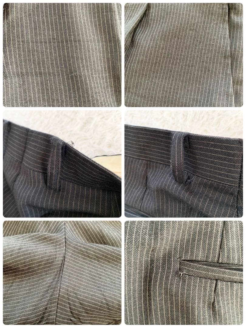 dunhill　ダンヒル　3ピース　ストライプ　スーツ　セットアップ　オーダー