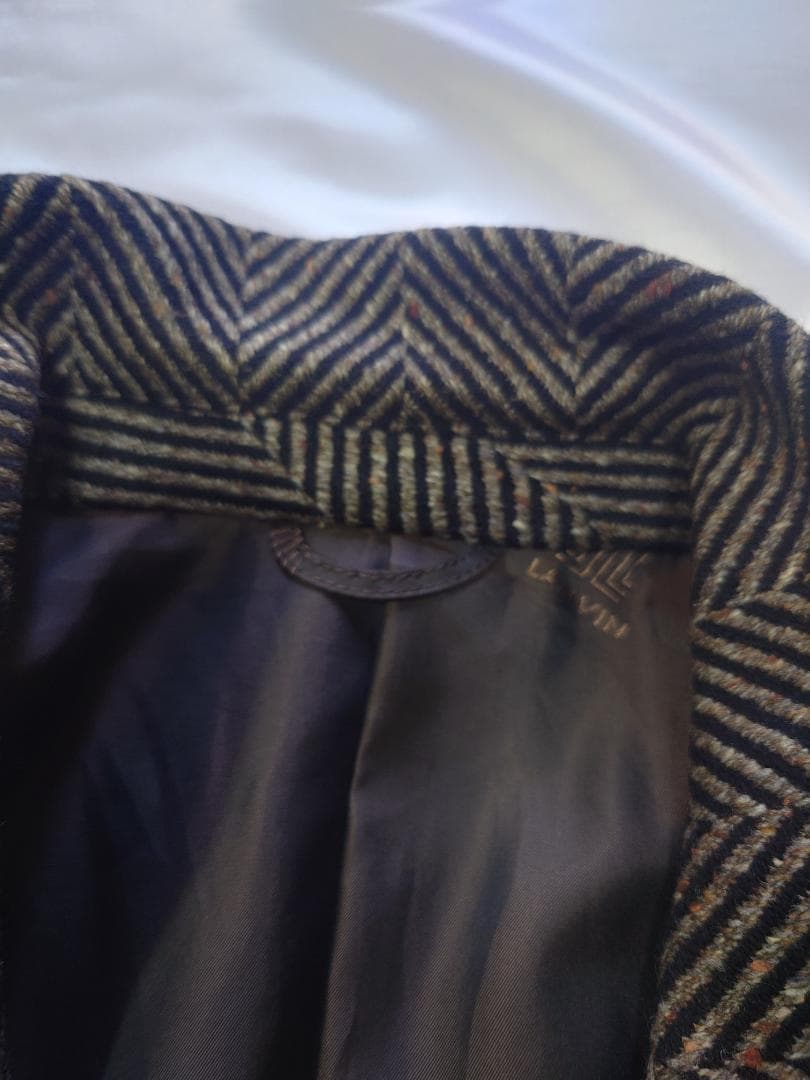 【極美品】LANVINランバン　メンズ　ツィードジャケット