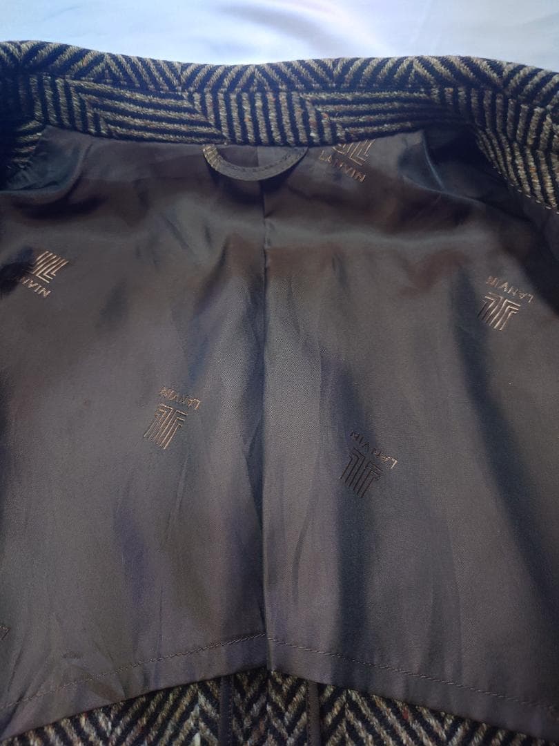 【極美品】LANVINランバン　メンズ　ツィードジャケット