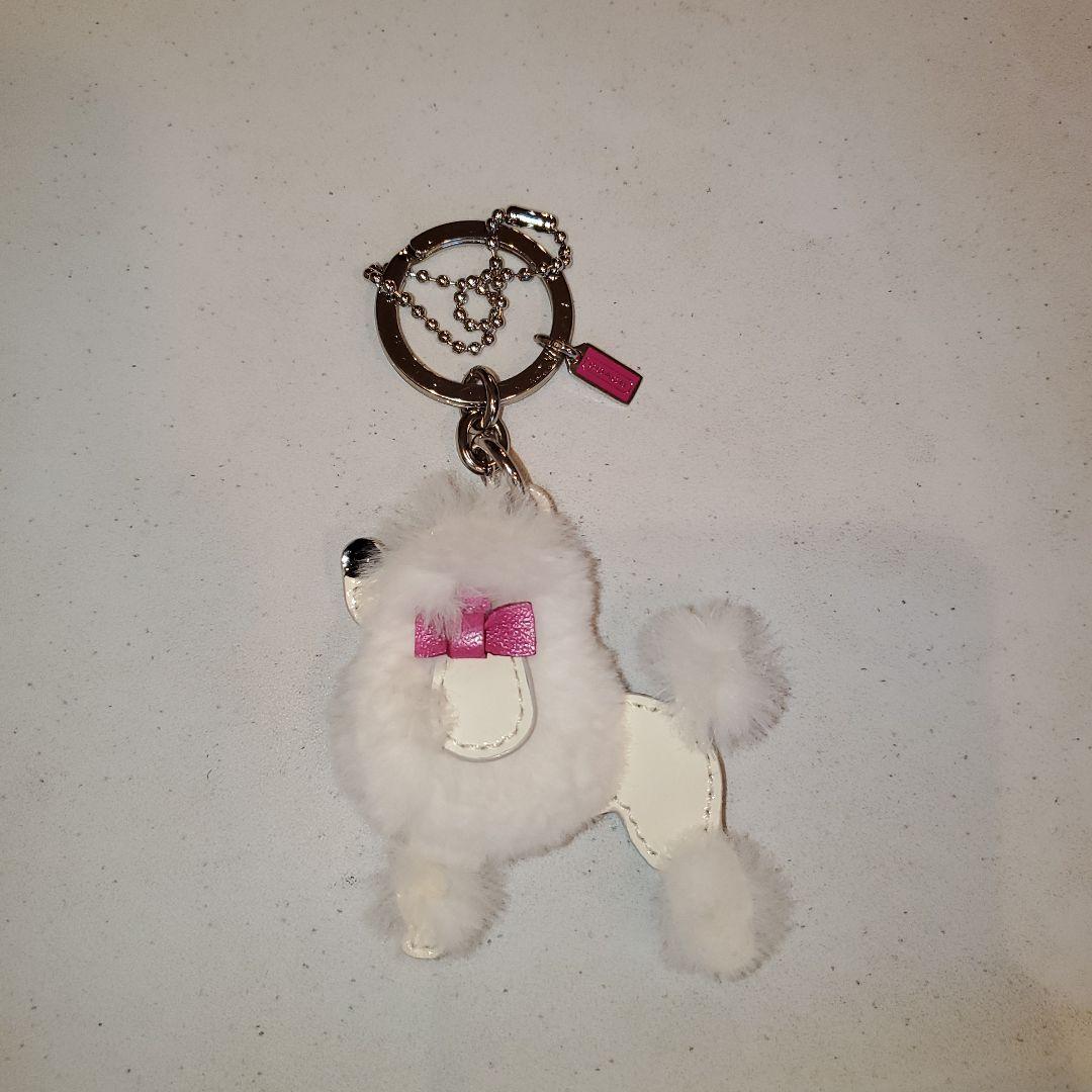⭐希少⭐COACH プードル チャーム キーホルダー 犬