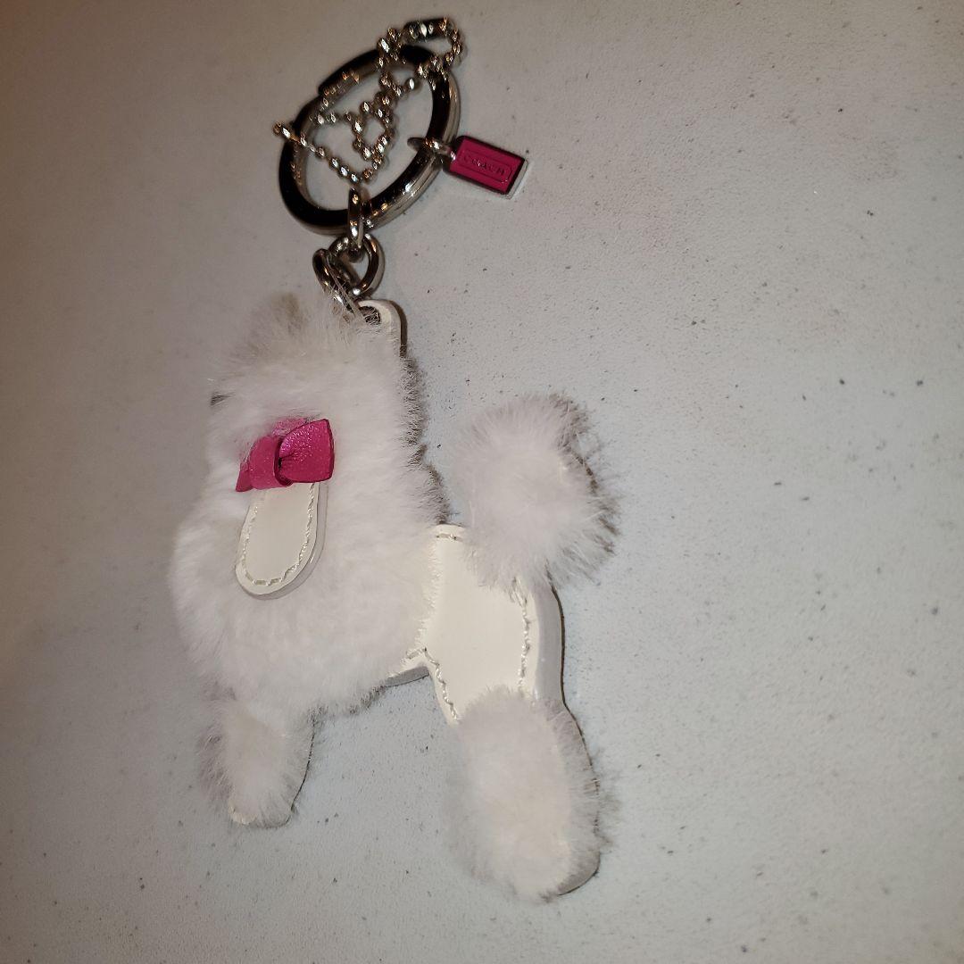 ⭐希少⭐COACH プードル チャーム キーホルダー 犬