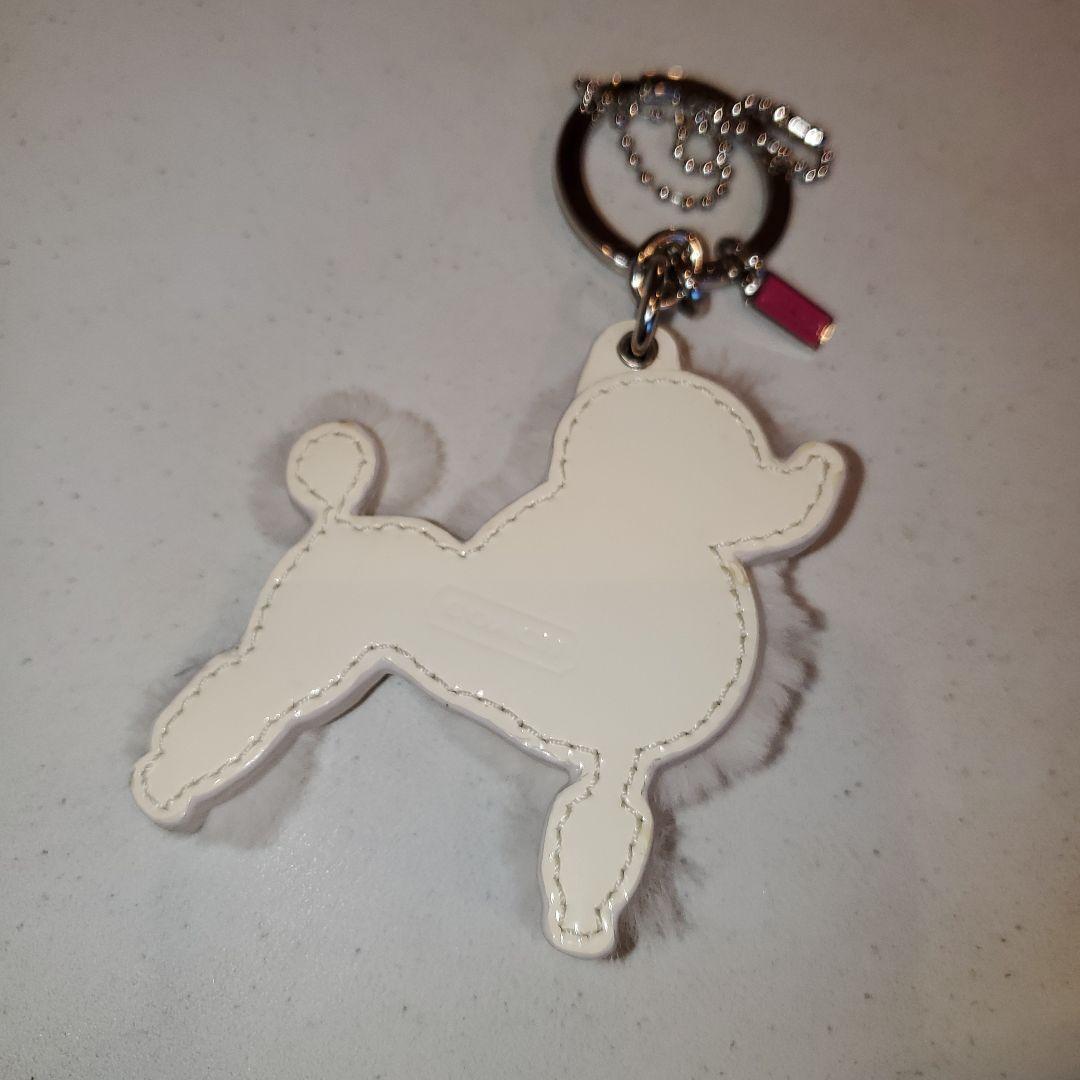 ⭐希少⭐COACH プードル チャーム キーホルダー 犬