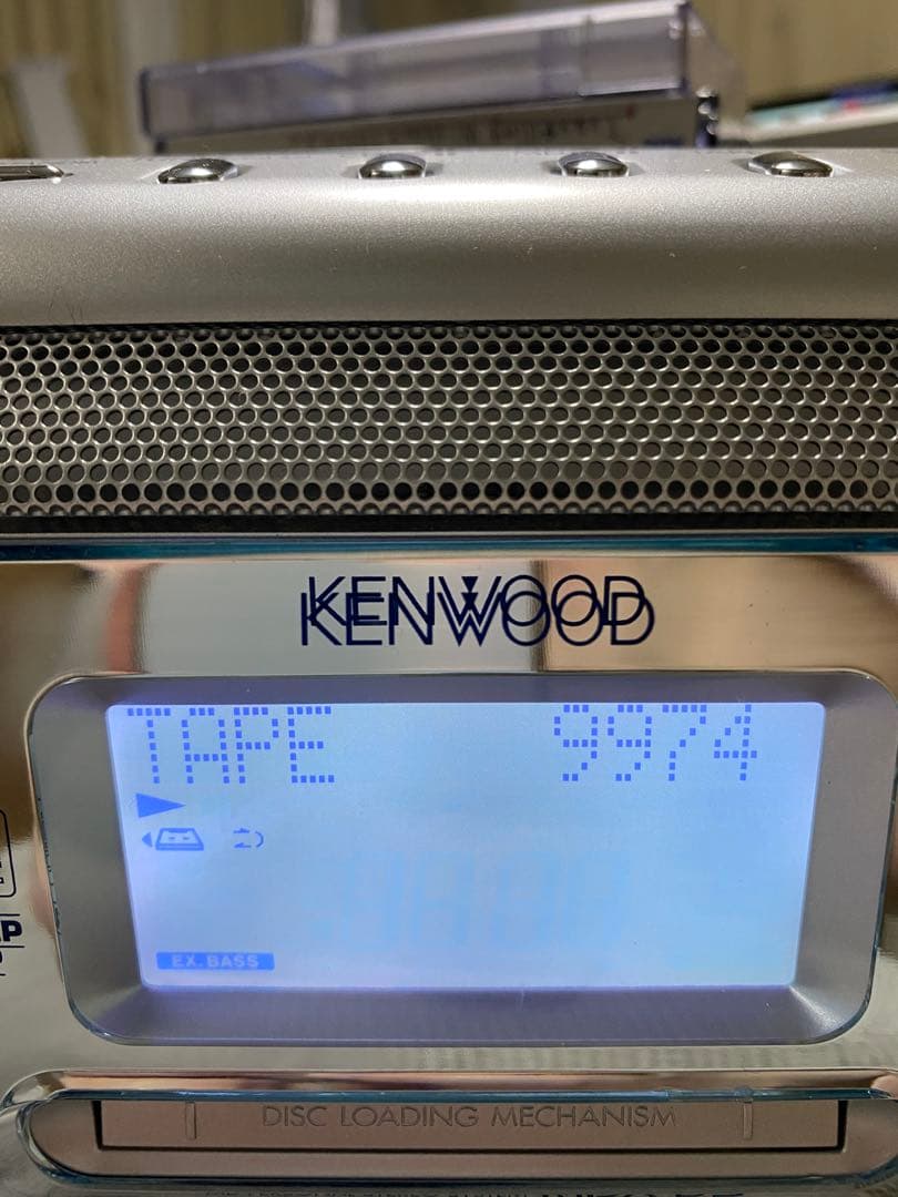 未使用品　箱付　KENWOOD MDX-J3 CD・MD・カセットデッキ