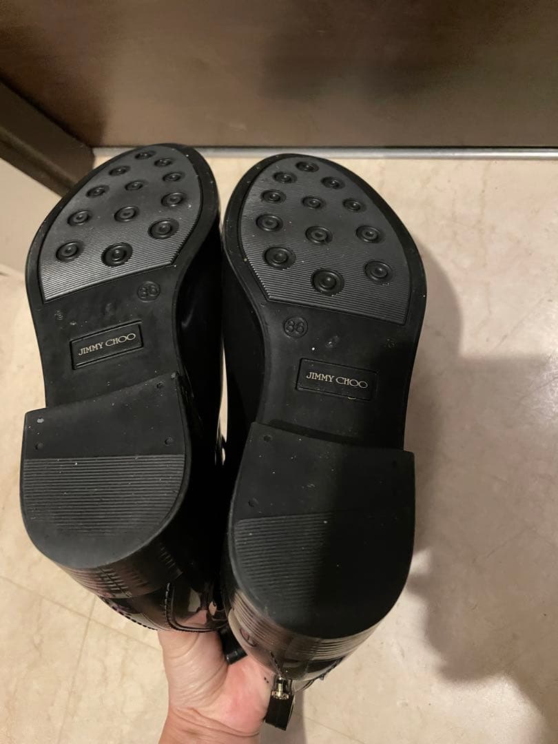 sジミーチュー　レイショートブーツ　レインシューズ　JIMMY CHOO