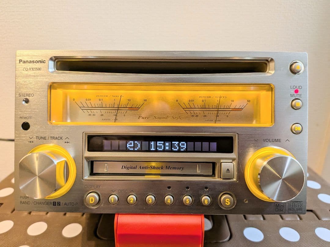 パナソニック CQ-VX5500D CD/MDプレーヤー/カーオーディオ
