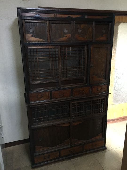 ばんちゃん！※値下げ終了※送料込  古民家  水屋箪笥  家具  和ダンス