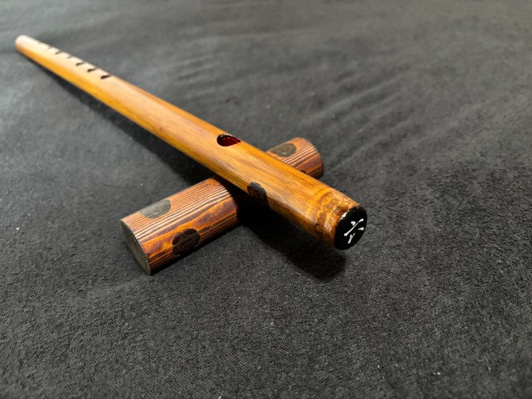 竹製 7穴 篠笛 六本調子　ドレミ調　右利き用