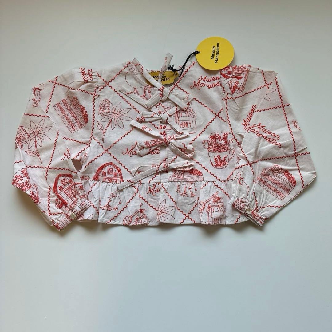 【新品】Maison Mangostan shirt 6y