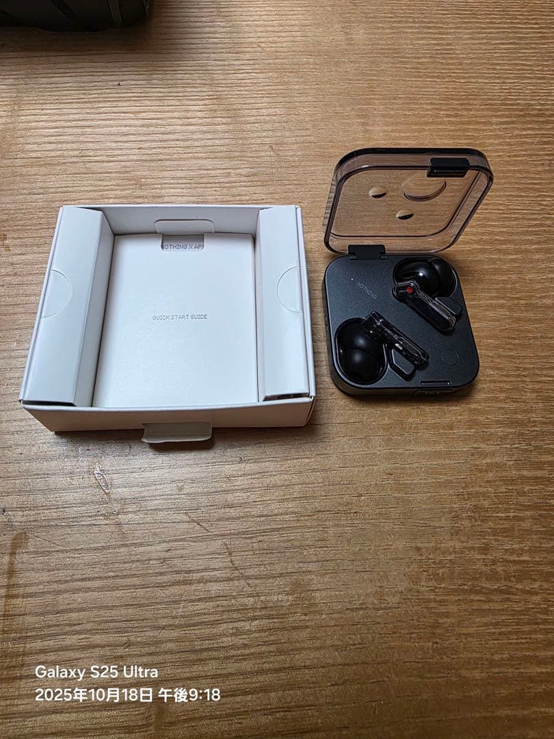 yuki  nothing ear（3） 付属品あり 外箱無し ポーチ付