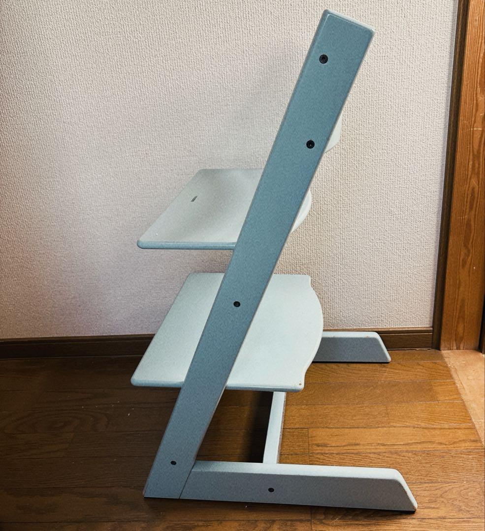 【STOKKE トリップトラップ】アクアブルー No.6 (塗装の剥がれあり)