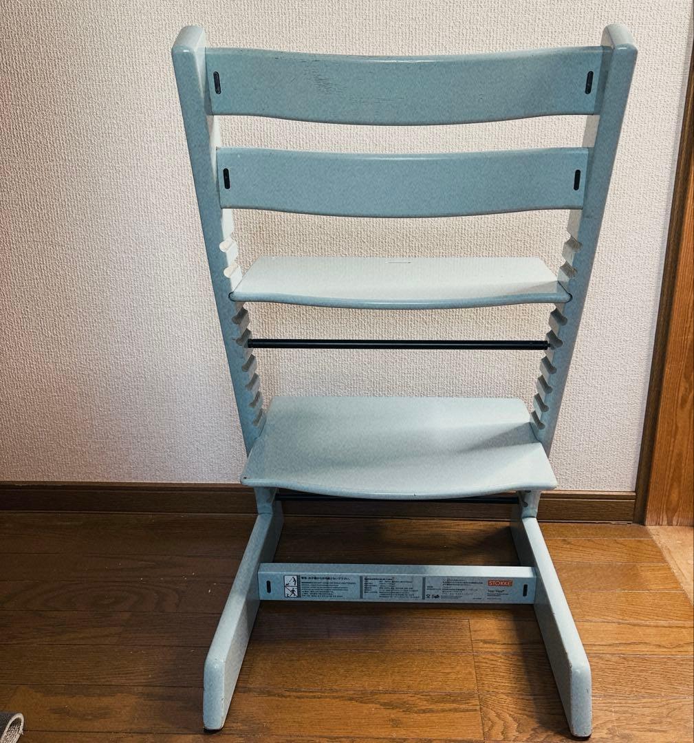 【STOKKE トリップトラップ】アクアブルー No.6 (塗装の剥がれあり)