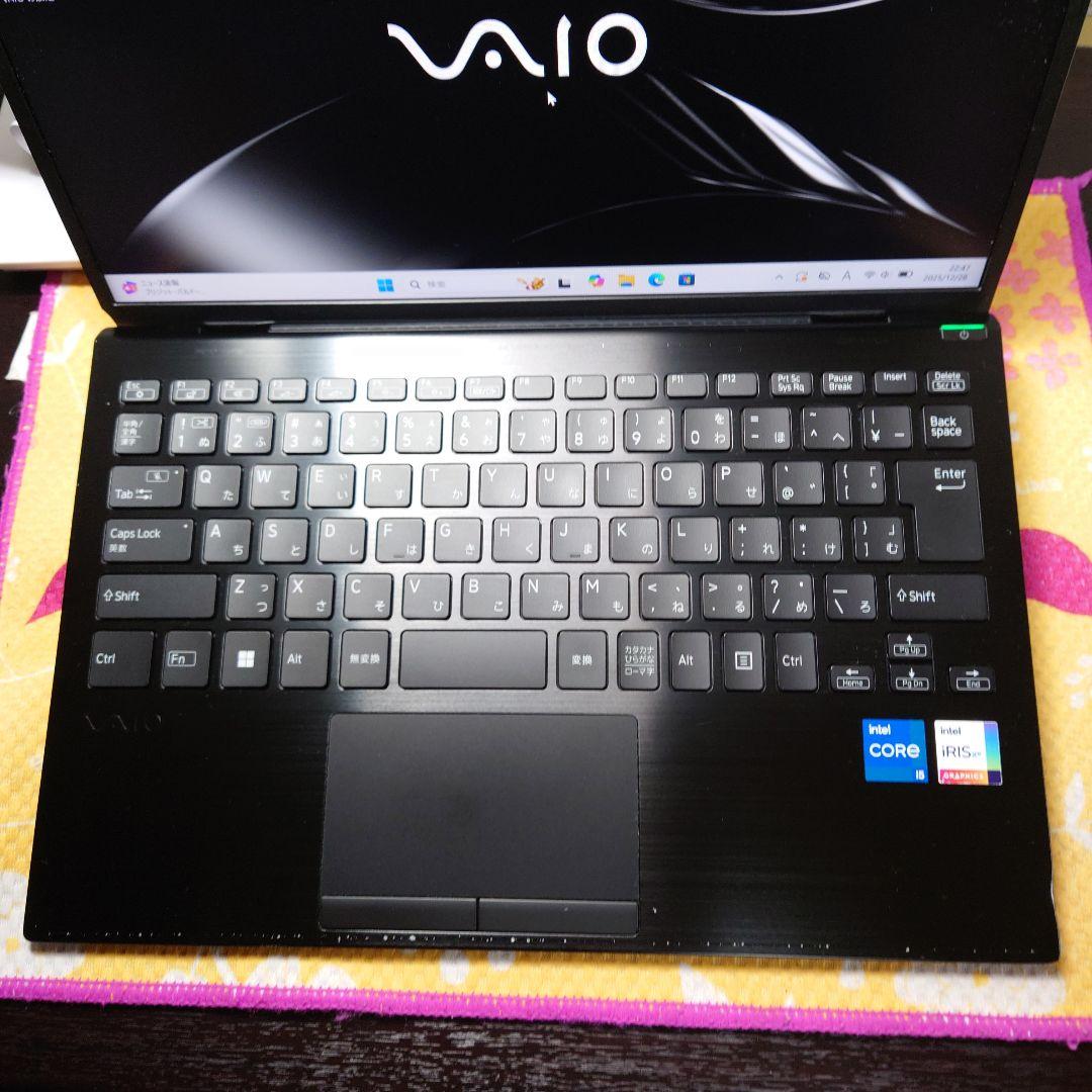 アダプターなし。訳あり！12世代i5！VAIO proPG21！ノートパソコン！