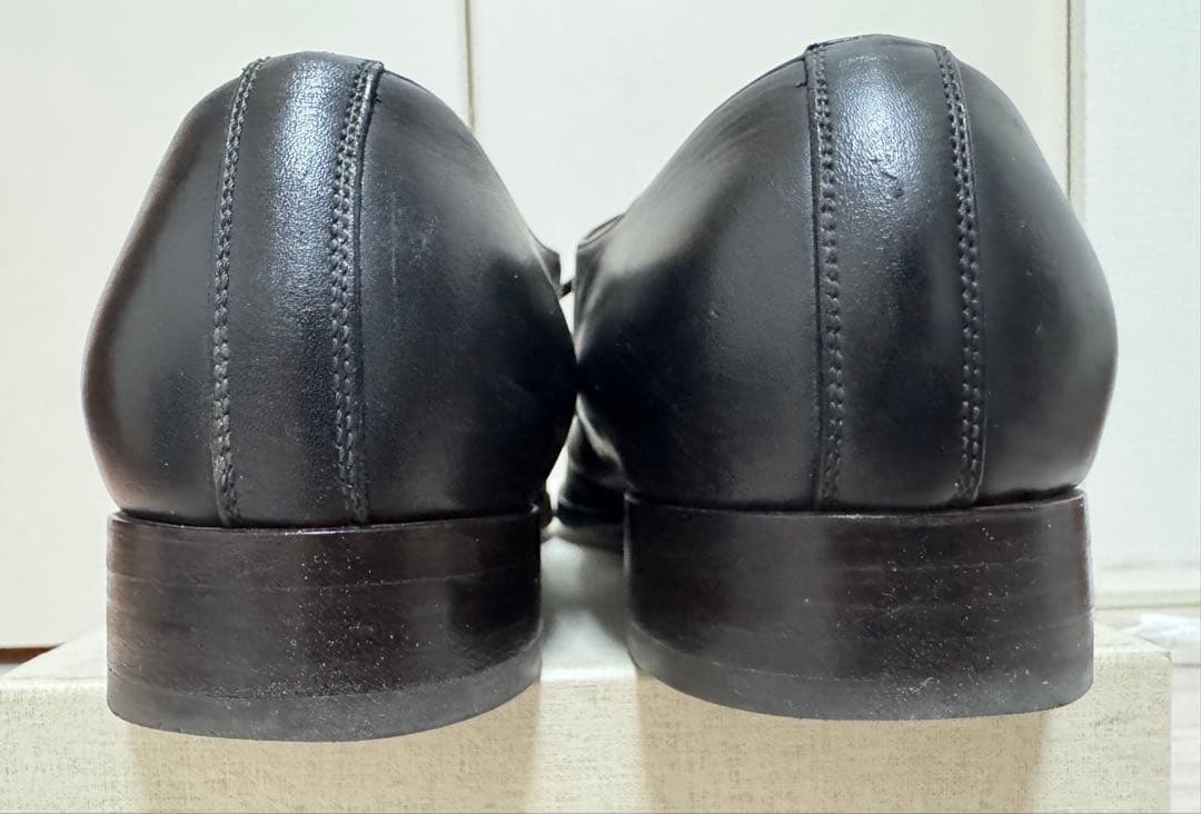 forme フォルメ プレーントゥ 短靴 外羽根 ブラック サイズ5 1/2