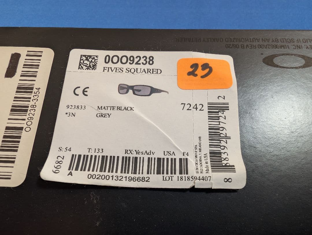 Oakley FIVES SQUARED サングラス マットブラック