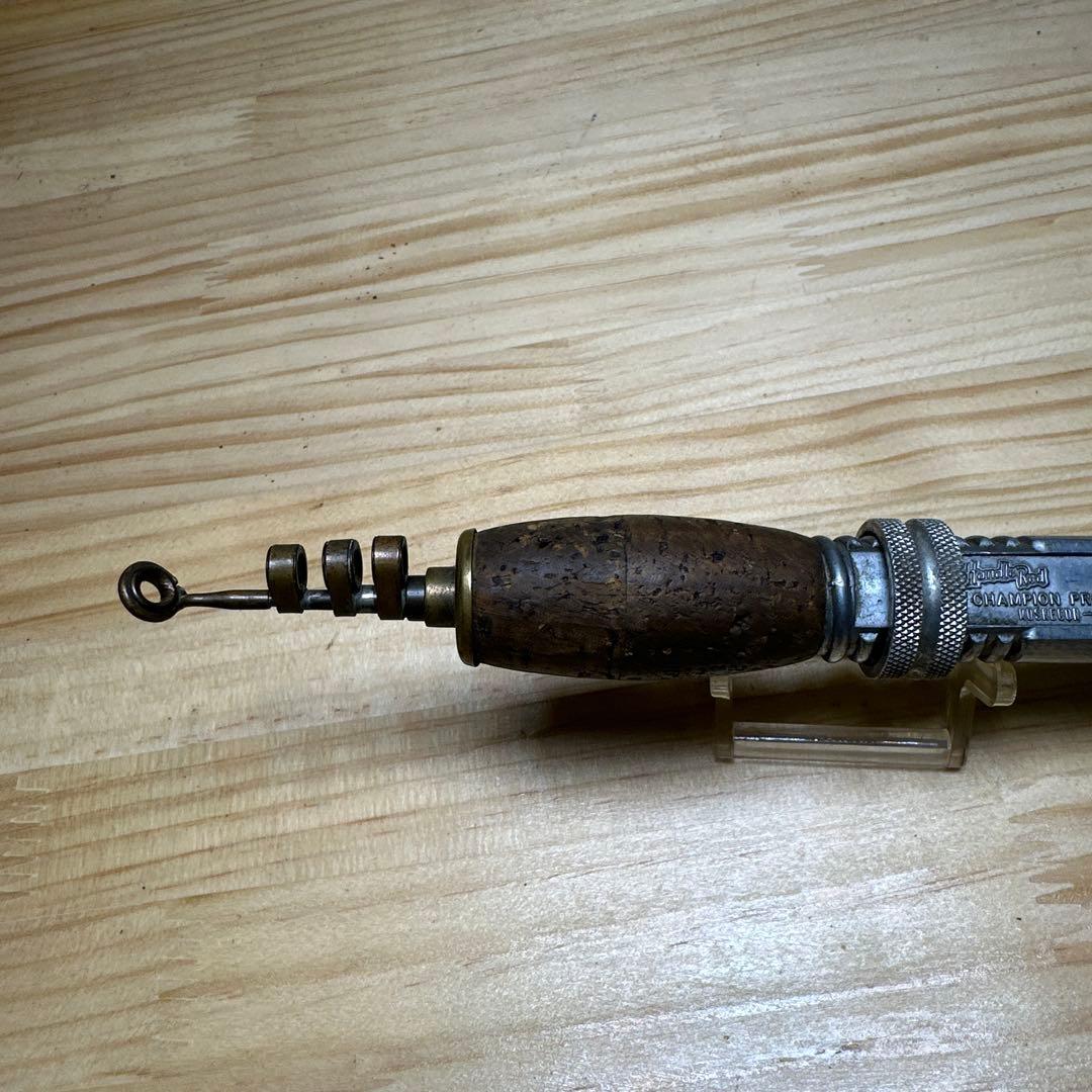 ハンドルロッド　champion handle rod テレスコ　スチールロッド