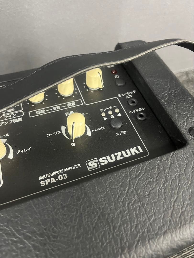 SUZUKI SPA-03(電気大正琴ハーモニカメロディオン用アンプ
