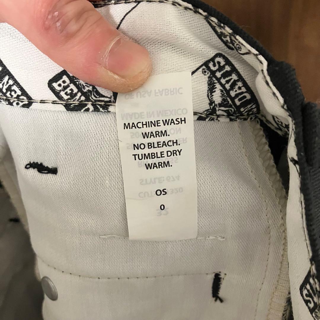 BEN DAVIS GORILLA CUT ブラックチノパン　W32