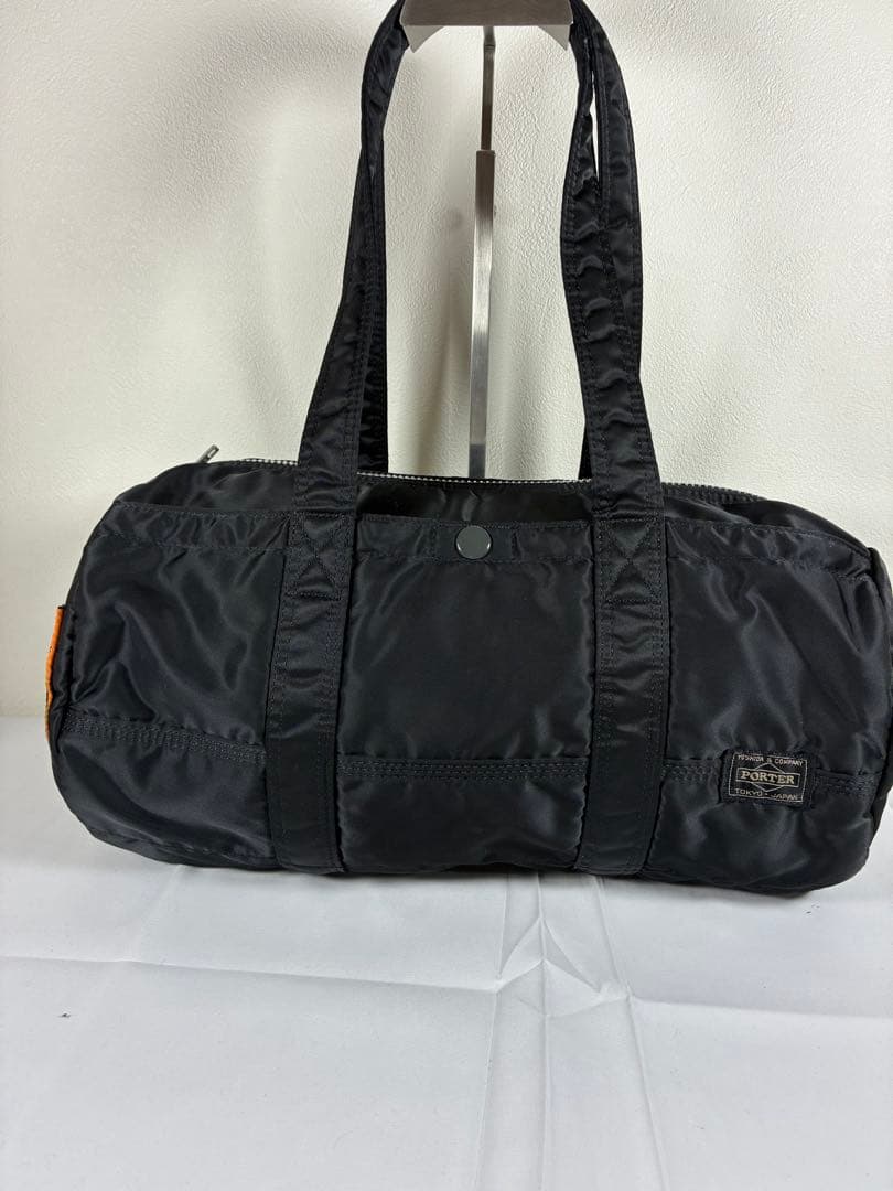 [未使用級] porter　タンカー ドラムバッグ　ミニボストン　L