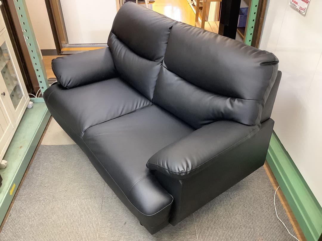 ニトリ 2人掛けソファー｜Nシールド キャッツ3 BK