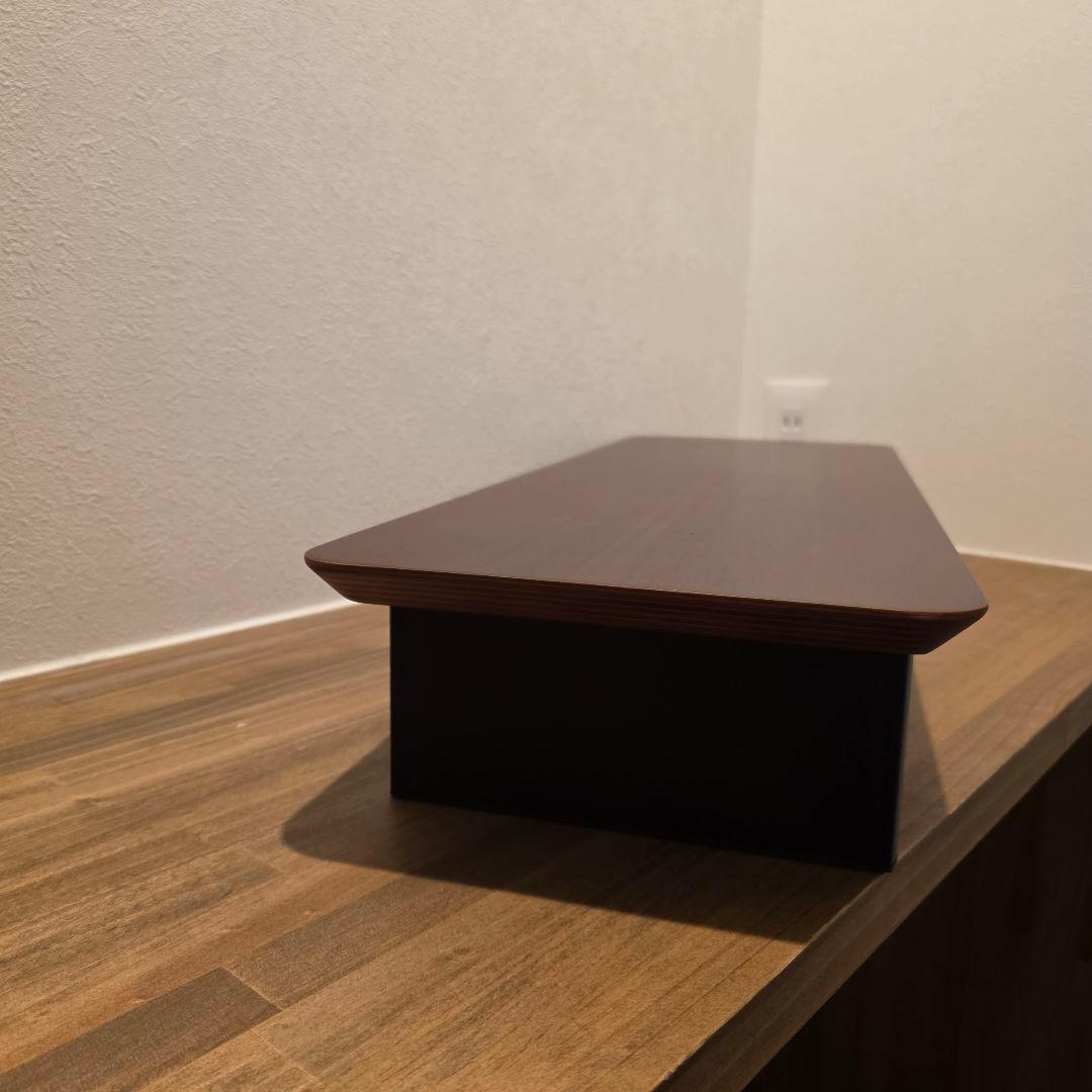 amesoba 木製 モニタースタンド 卓上 デスクシェルフ