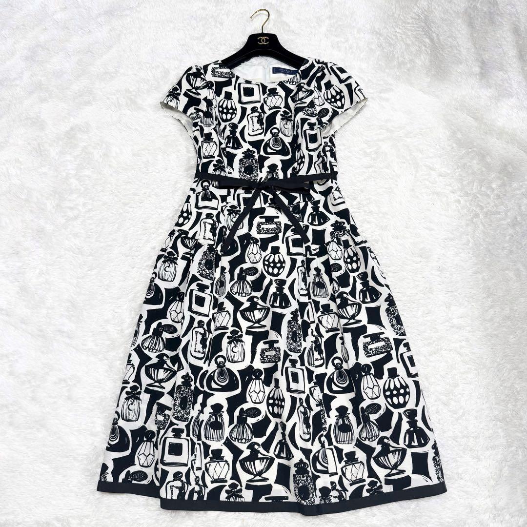 【極美品✨】エムズグレイシー 香水瓶柄 ワンピース リボン 38 2025年