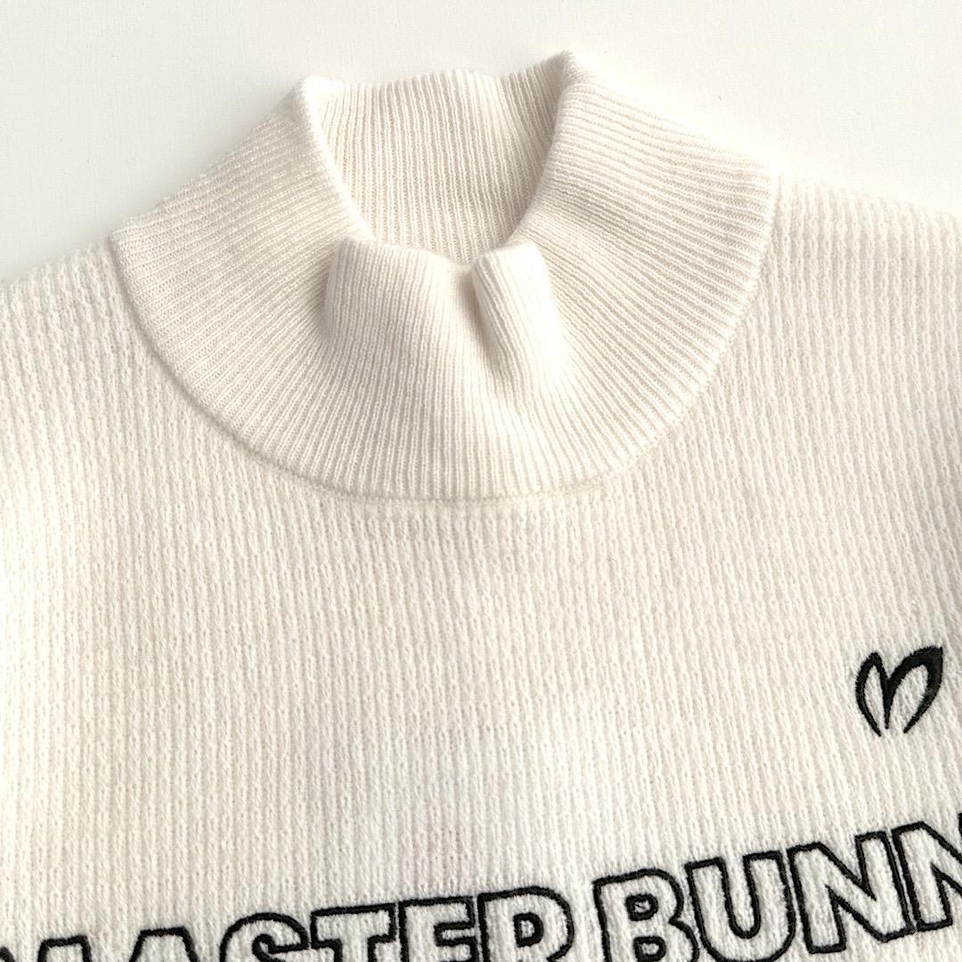 553マスターバニー レディース ゴルフウェア ウールカシミヤニット 白 0 S