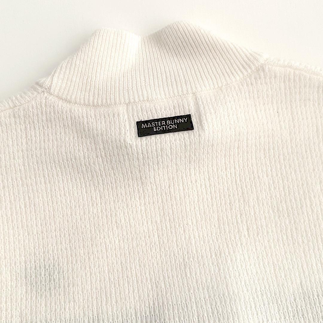 553マスターバニー レディース ゴルフウェア ウールカシミヤニット 白 0 S