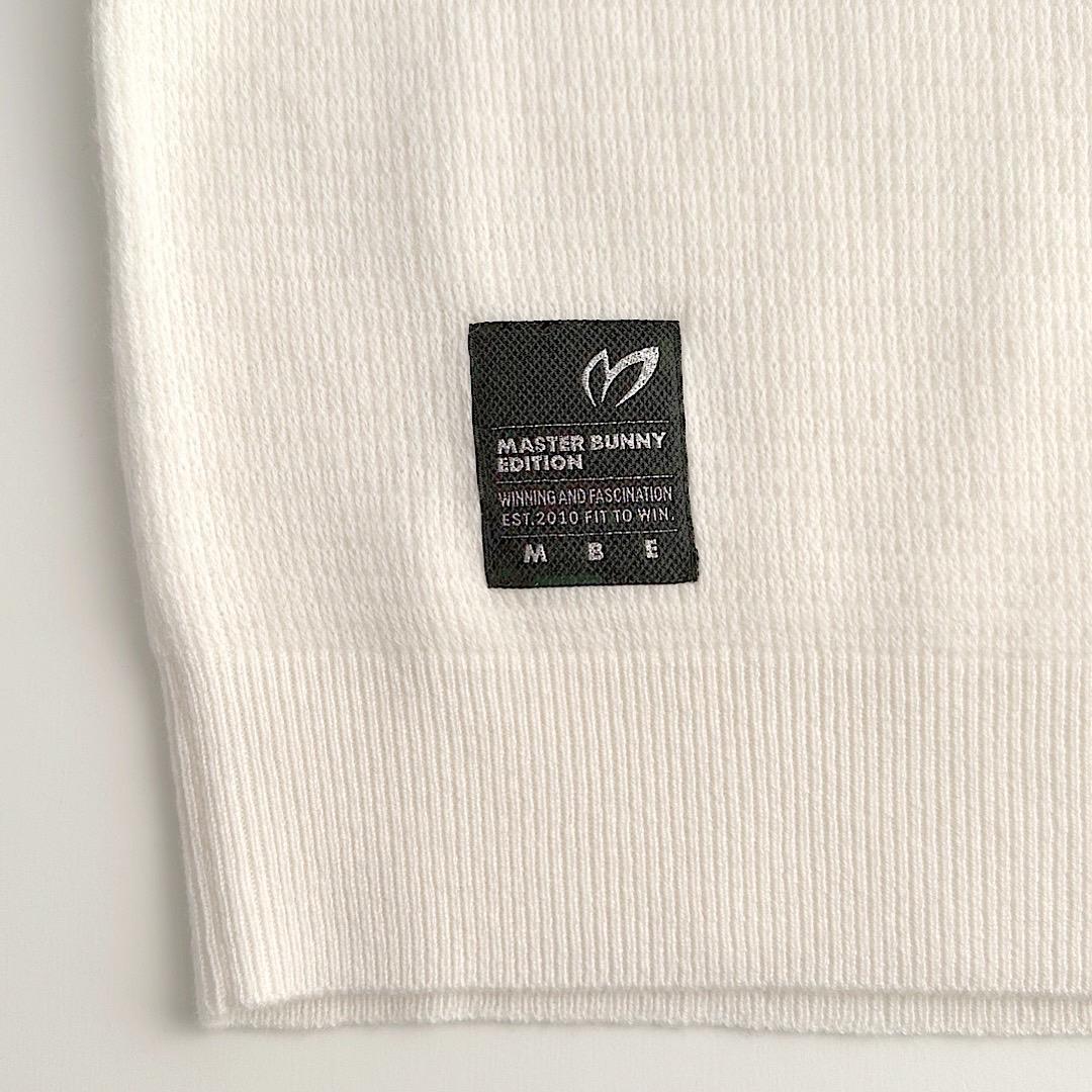 553マスターバニー レディース ゴルフウェア ウールカシミヤニット 白 0 S