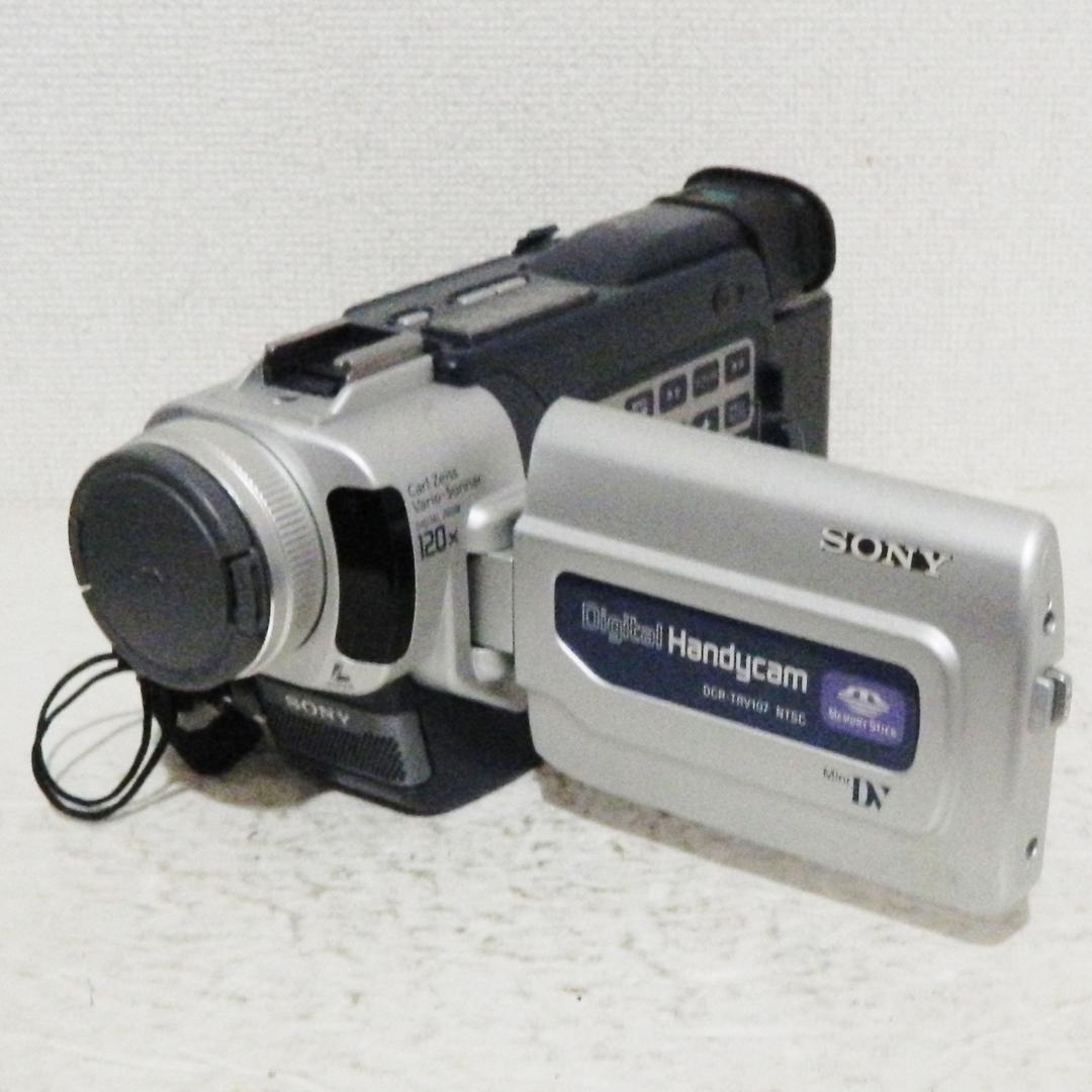 動作品 Sony DCR-TRV107 miniDV ビデオカメラ ダビング等に