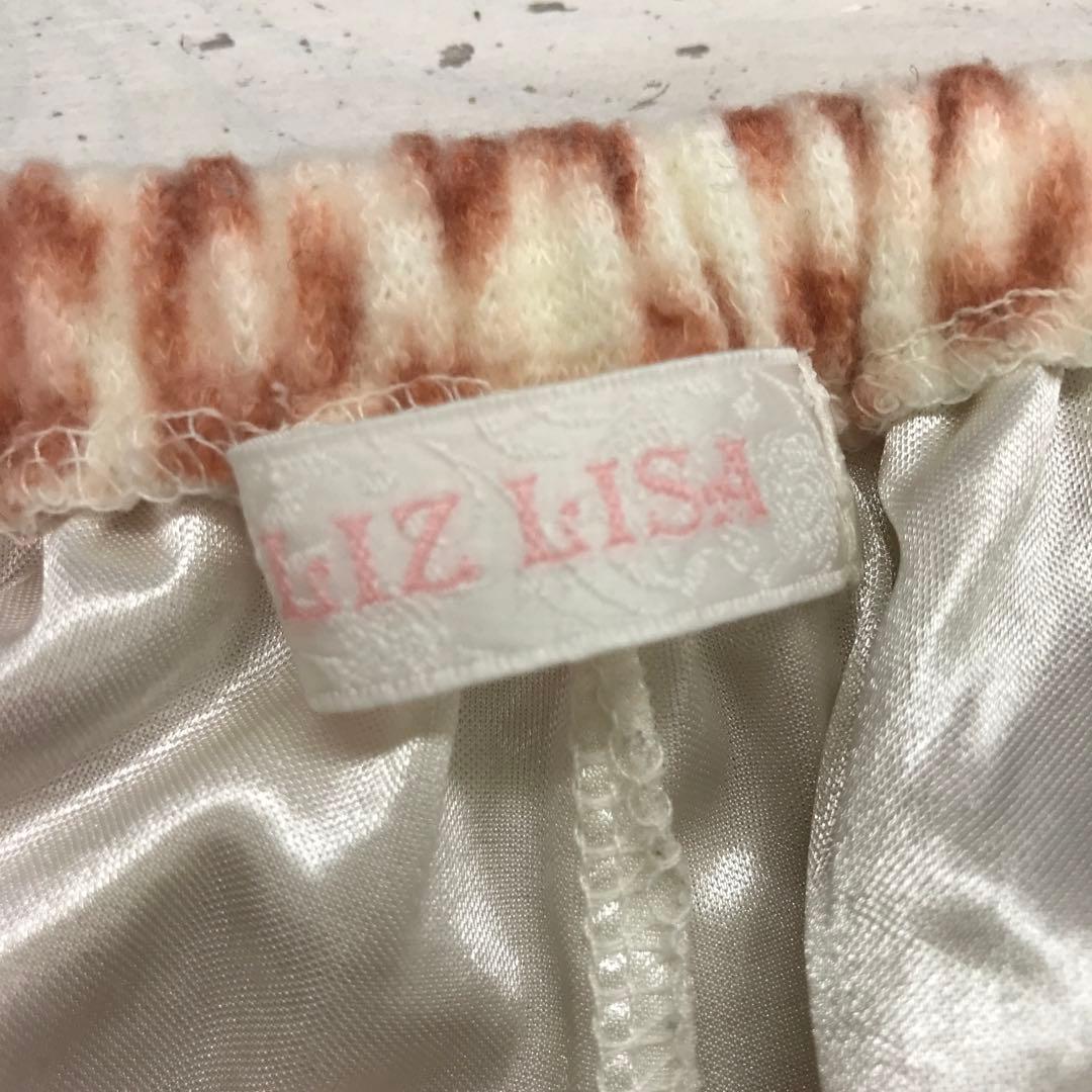 平成レトロ 姫ギャル古着 LIZ LISA スカート見え ヒョウ柄ショートパンツ
