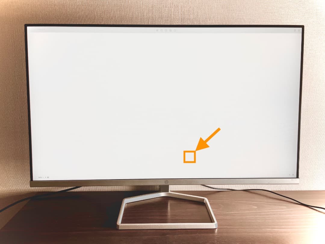 HP M27fq（ドット抜けあり）