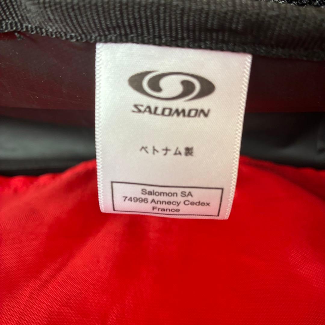 【美品】 SALOMON サロモン キャリーバッグ 3way黒×赤　100L
