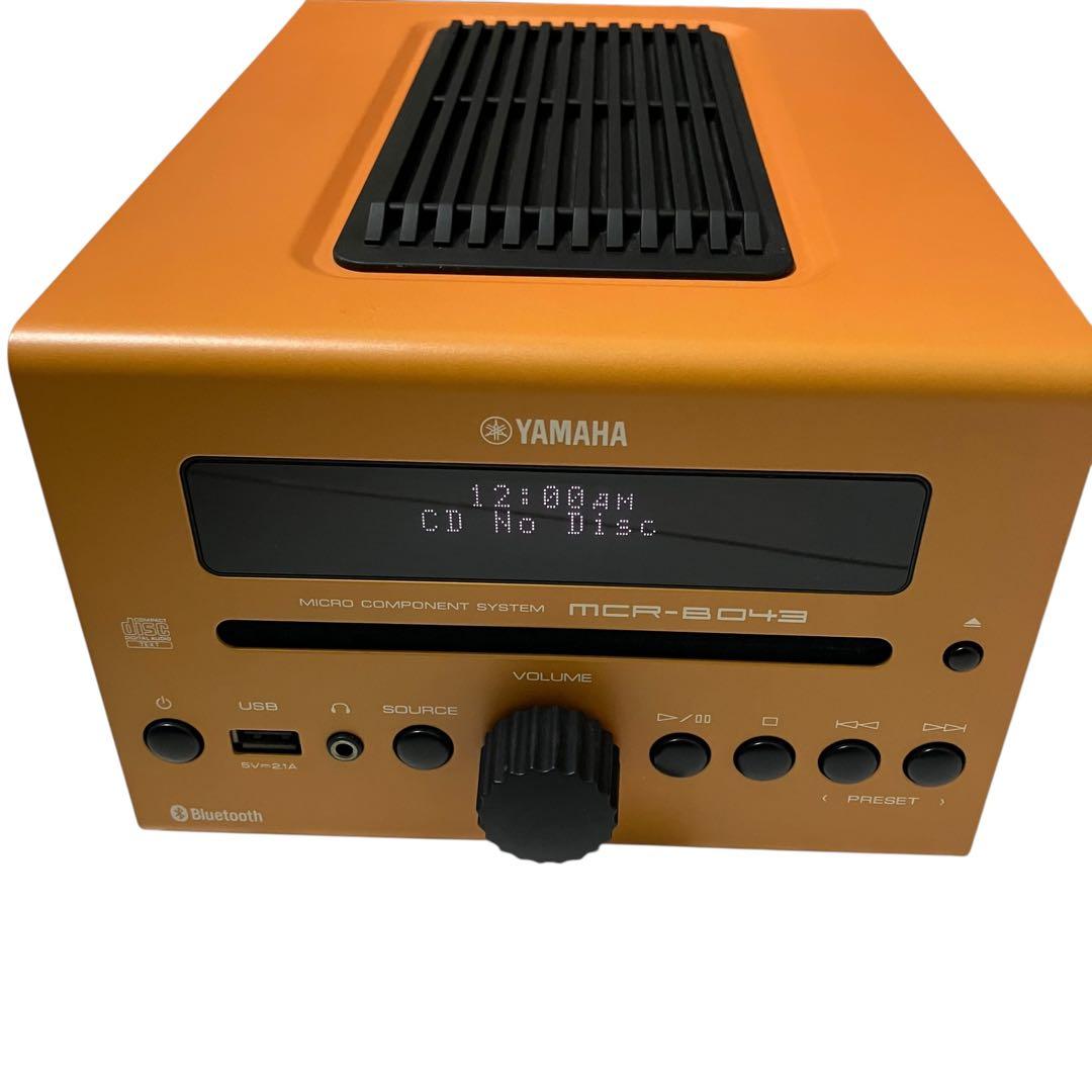 YAMAHA ヤマハ マイクロコンポ　MCR-B043 オレンジ