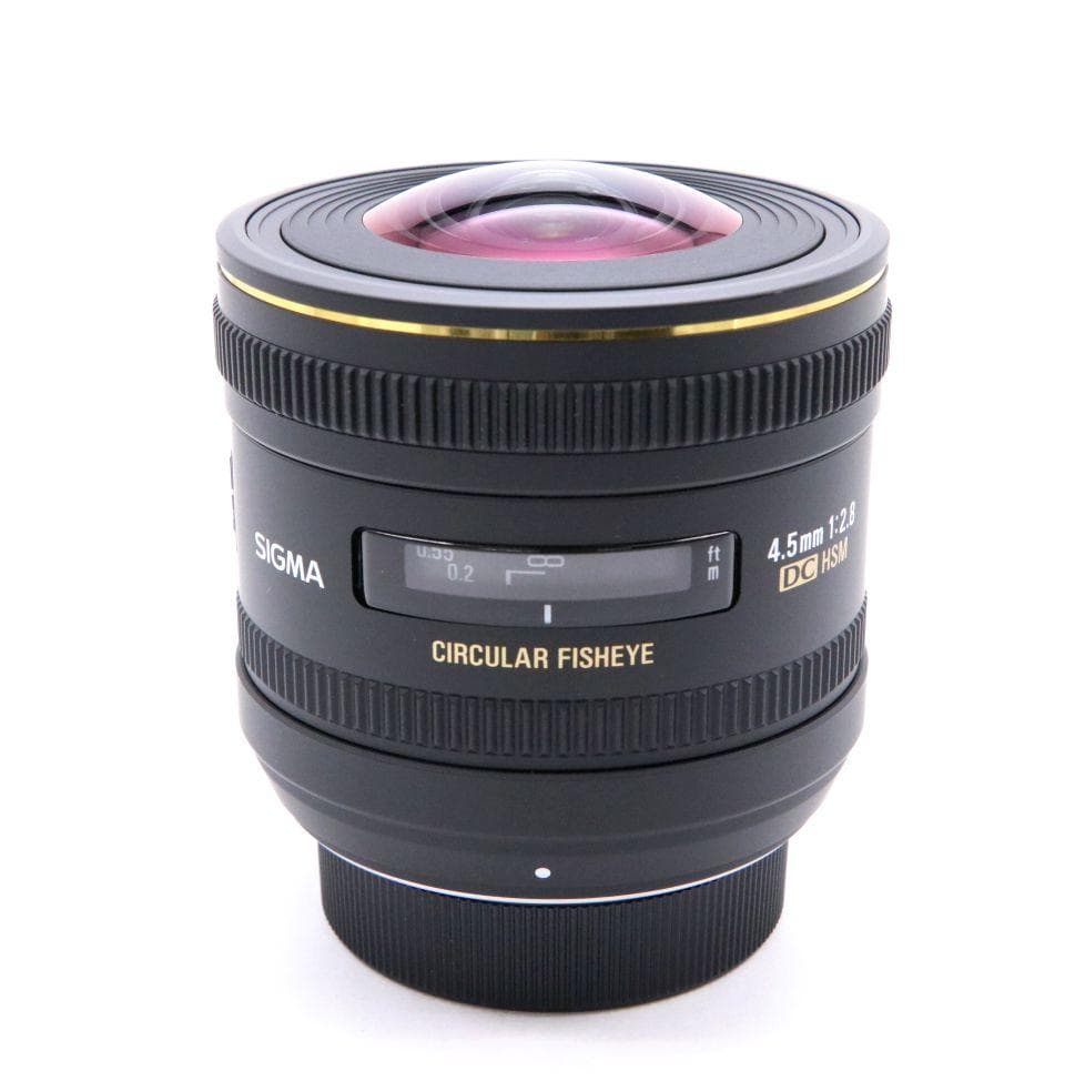 ニコンＦ用 魚眼レンズ　SIGMA 4.5mm F2.8 EX DC HSM