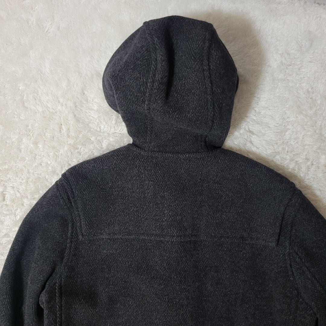 美品✨ポールスチュアート　ロングダッフルコート　ヘリンボーン　グレー　三陽商会