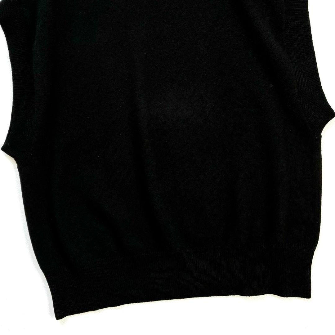 美品 マーガレットハウエル ウール カシミヤ ロールネック ニット ベスト