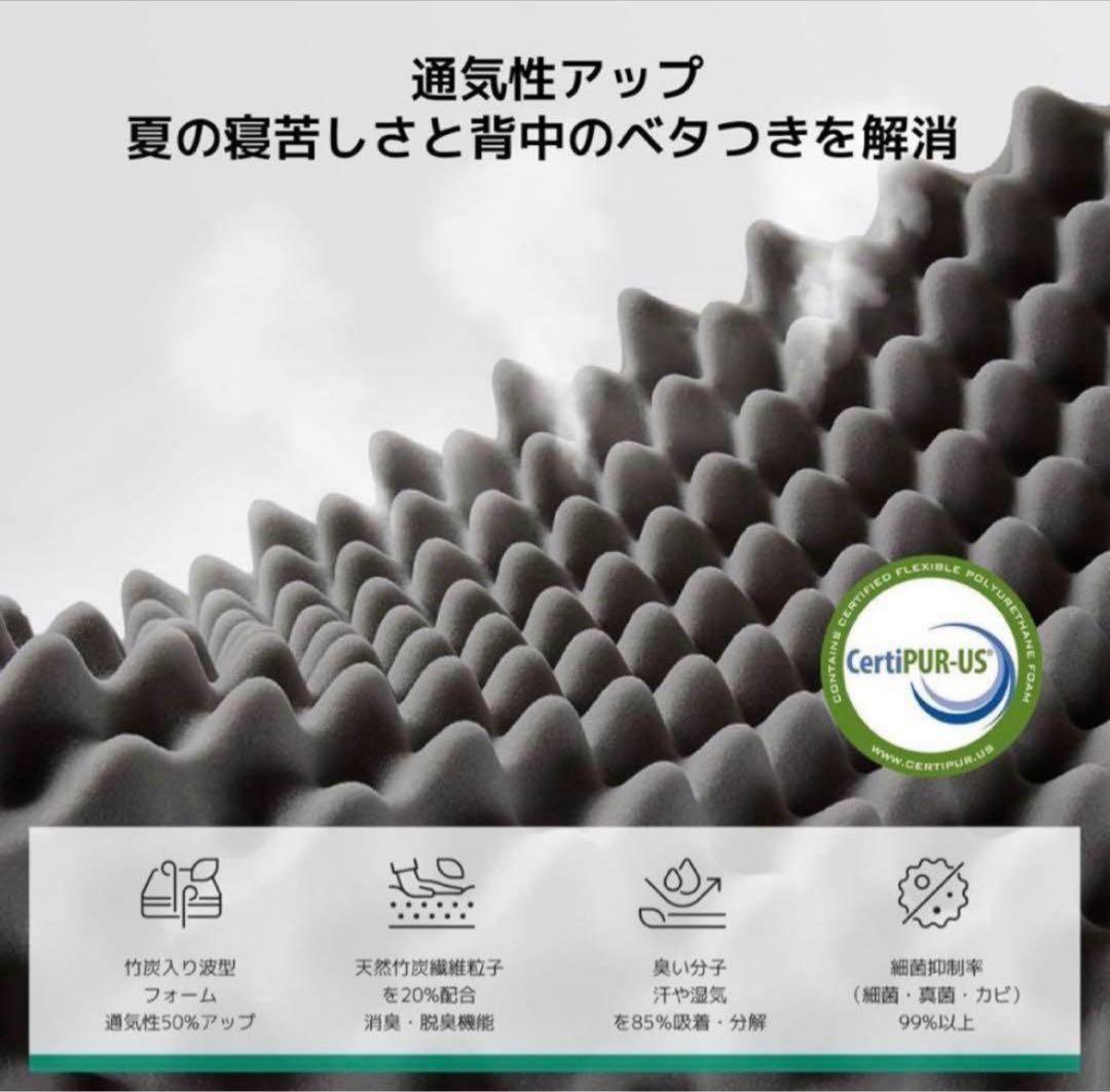 マットレス セミダブル やや硬め 厚さ16cm ベッドマットレス 敷布団