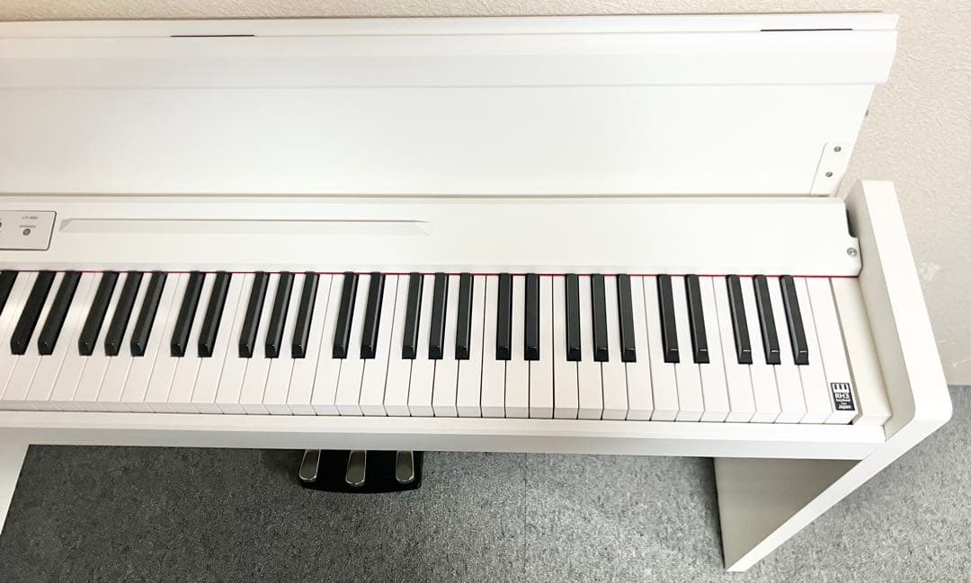 【美品】KORG 電子ピアノ LP-380WH【無料配送可能】