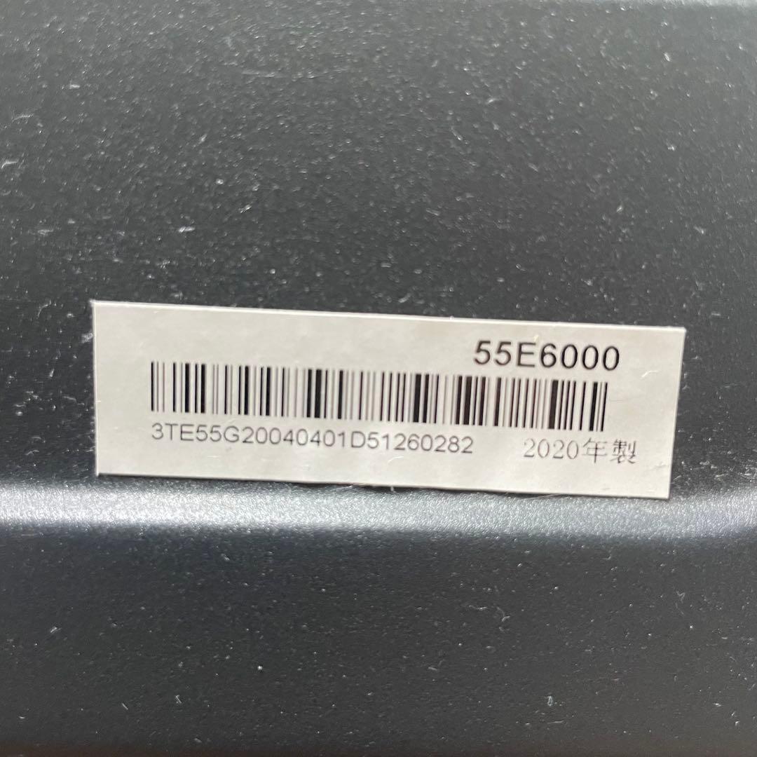 【ジャンク品】ハイセンス 55型 液晶TV 2020年製 大型 リモコン付