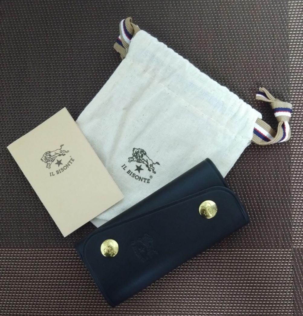 イルビゾンテ・キーケースホルダーブラック