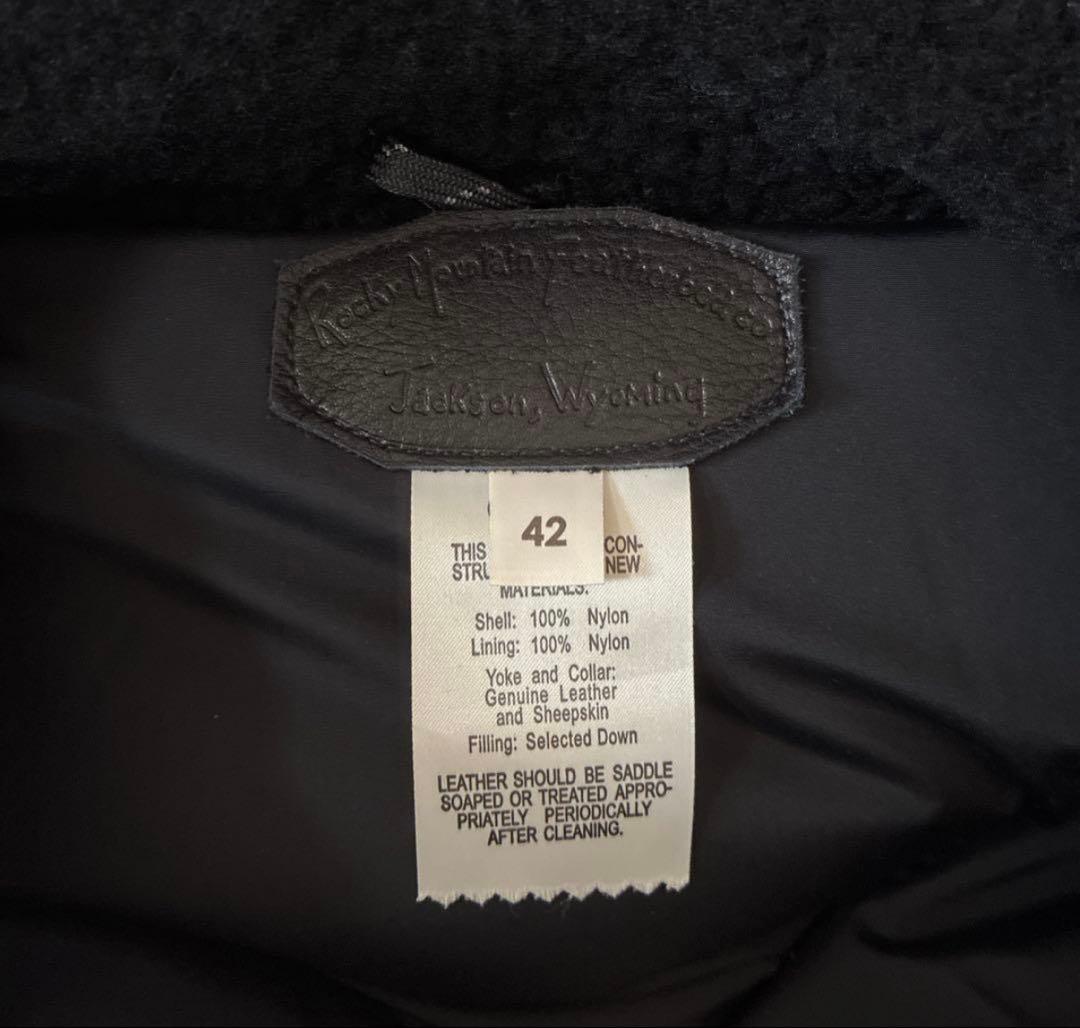 ロッキーマウンテン フェザーベッド クリスティダウンベスト★size42キムタク