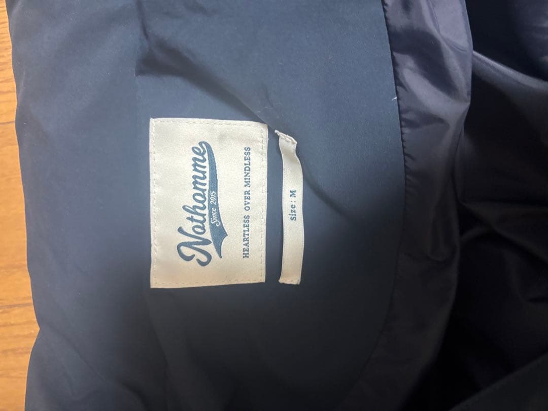 BONBONSTORE NOTHOMME ダウンジャケットネイビー　M