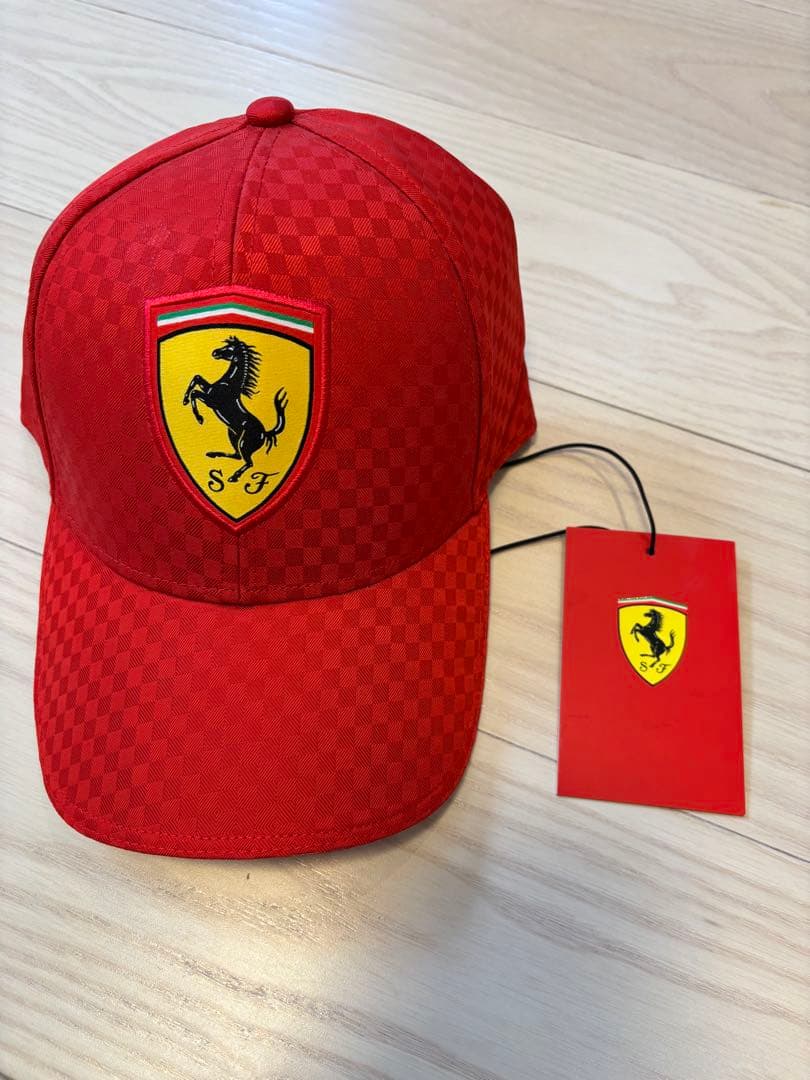 【新品未使用】フェラーリ F1 キャップ 2016年メキシコグランプリ（赤）