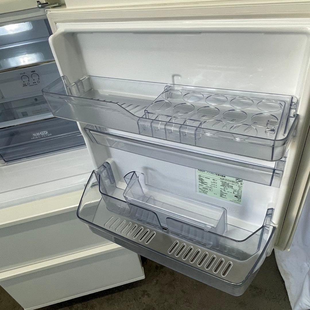 352⭕️アクア　冷蔵庫　一人暮らし　同棲　200ℓ　中古　安い　設置無料