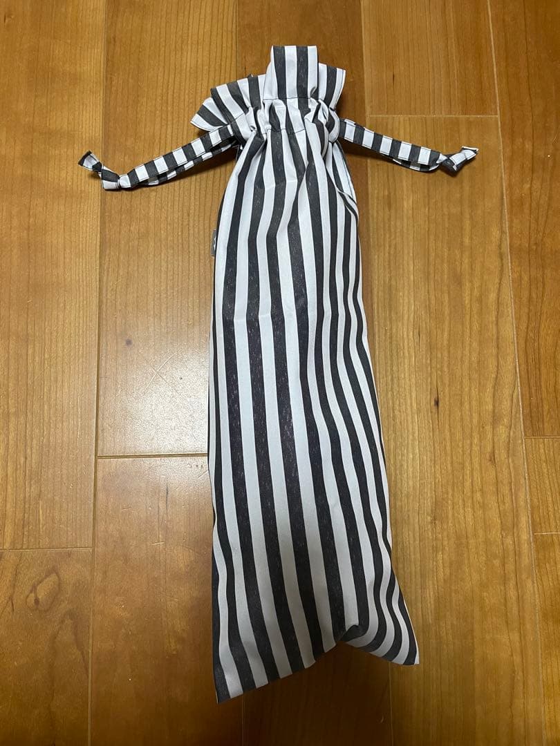 サンバリア100 日傘　ストライプ　フリル