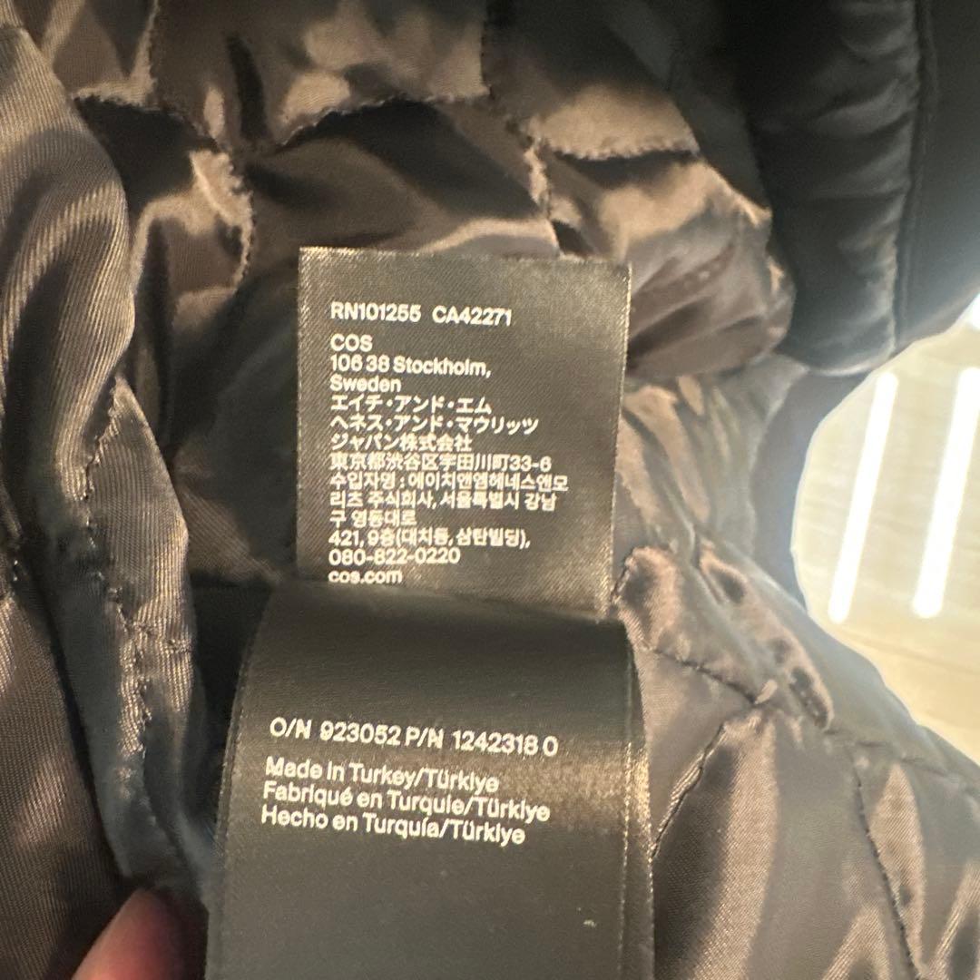 【最終価格】COS レザーカラーフィールドジャケット