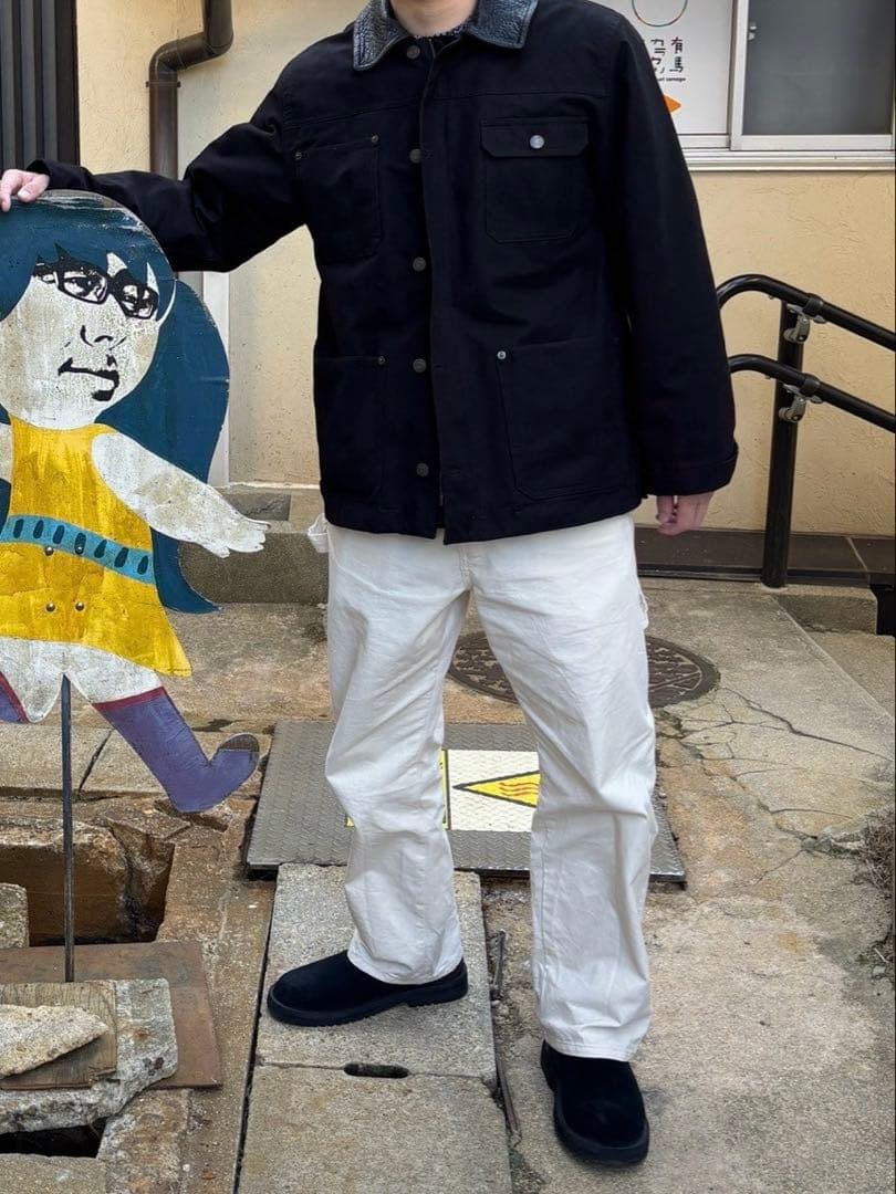 【最終価格】COS レザーカラーフィールドジャケット