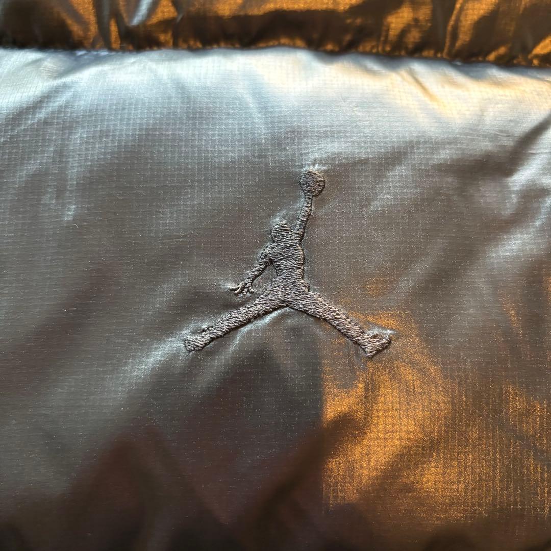 2XL NIKE ナイキ　ジョーダン　 ブラックロゴ フライト　ダウンベスト